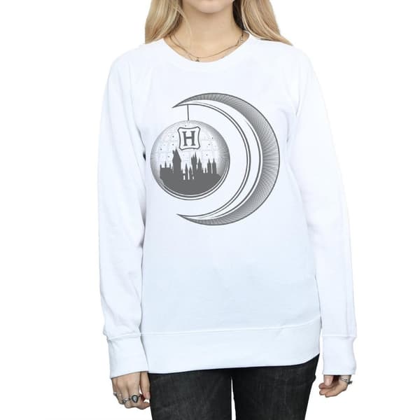 Harry Potter Dam/Tjej Hogwarts Moon Sweatshirt