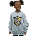 Miniatyrbillede 2 af 5: Harry Potter Girls Hufflepuff Crest Flat Sweatshirt