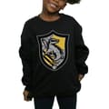 Miniatyrbillede 3 af 5: Harry Potter Girls Hufflepuff Crest Flat Sweatshirt