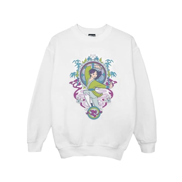 Disney Sweatshirt med Mulan-prydnader för flickor
