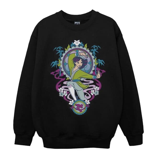 Disney Sweatshirt med Mulan-prydnader för flickor
