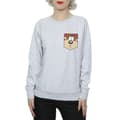 Pikkukuva 3 / 5: Looney Tunes Womens/Ladies Tasmanian Devil Face Faux Pocket Sweatshirt