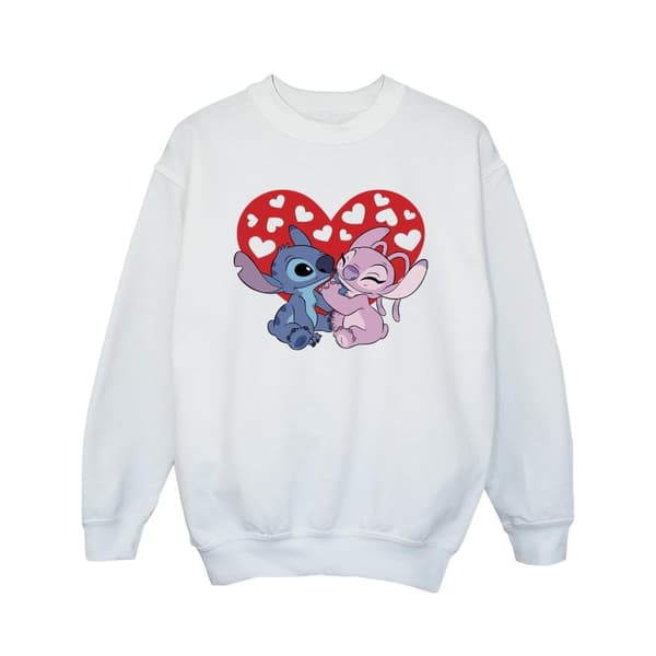 Disney Lilo & Stitch Hjärtan-tröja för flickor