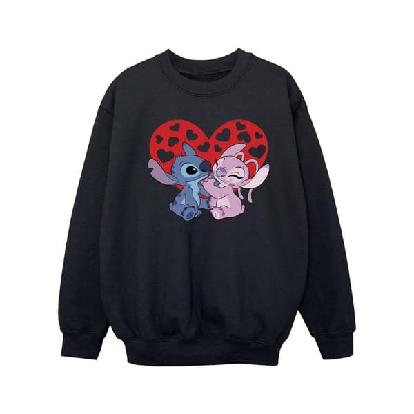 Disney Lilo & Stitch Hjärtan-tröja för flickor