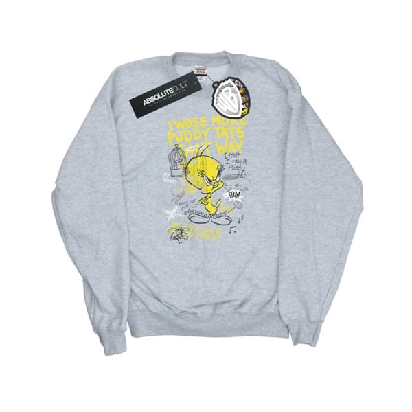 Looney Tunes Womens/Ladies Tweety Pie More Puddy Tats Sweatshirt