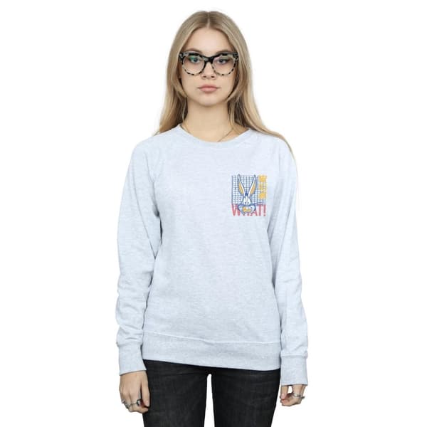 Looney Tunes Dam/Tjej Bugs Bunny What Sweatshirt