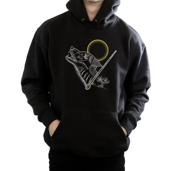 Harry Potter Mens Werewolf Line Art Hoodie