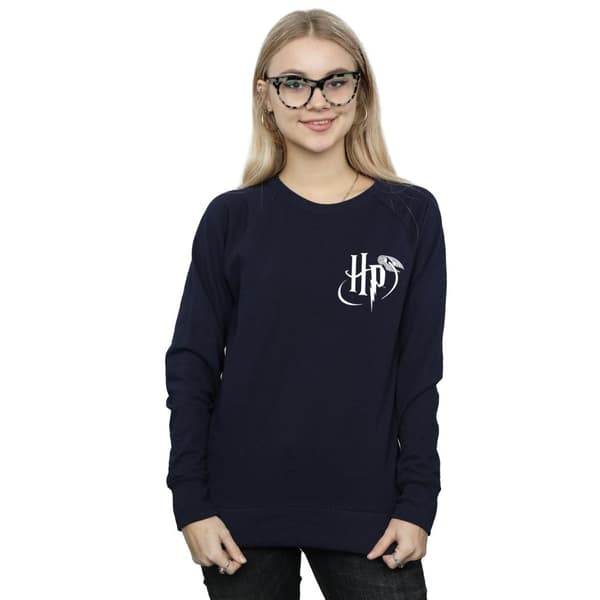 Harry Potter Womens/Ladies Logo Pocket Sweatshirt