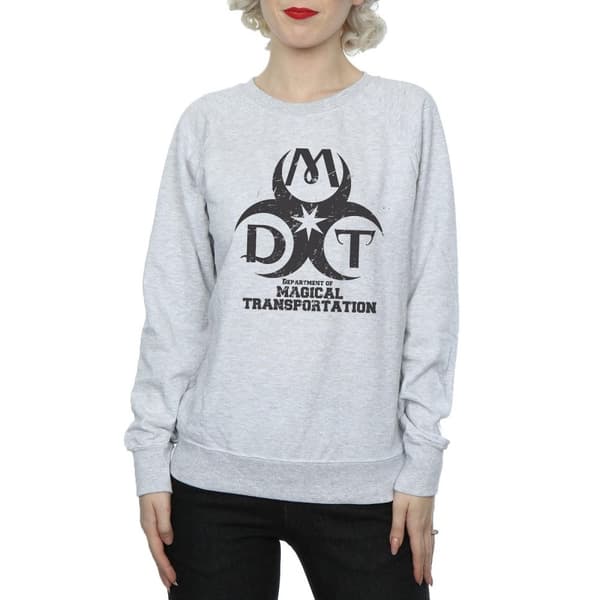 Harry Potter Womens/Ladies Department Of Magical Transportation Logo Sweatshirt