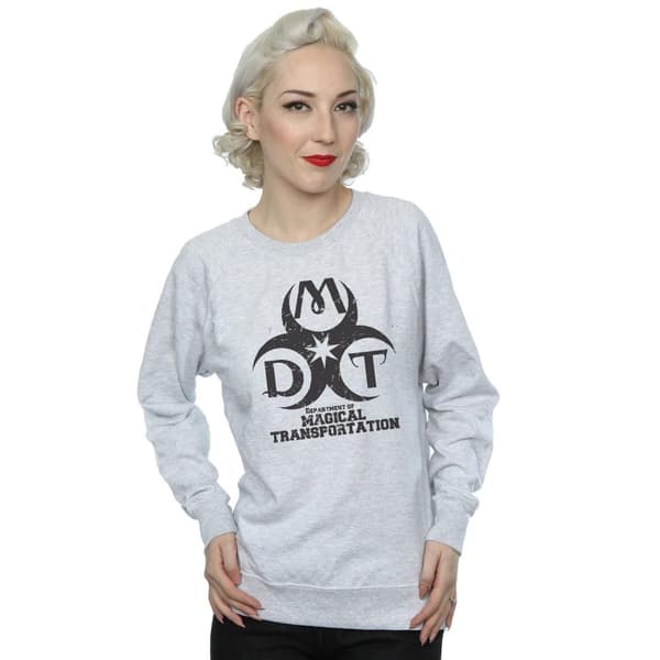Harry Potter Womens/Ladies Department Of Magical Transportation Logo Sweatshirt