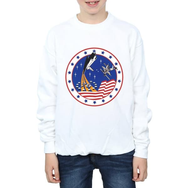 NASA Boys Classic Rocket 76 Sweatshirt