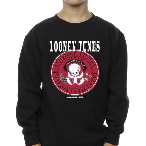 Looney Tunes Boys Tweety Rock Disk Sweatshirt