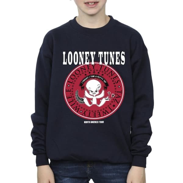 Looney Tunes Boys Tweety Rock Disk Sweatshirt