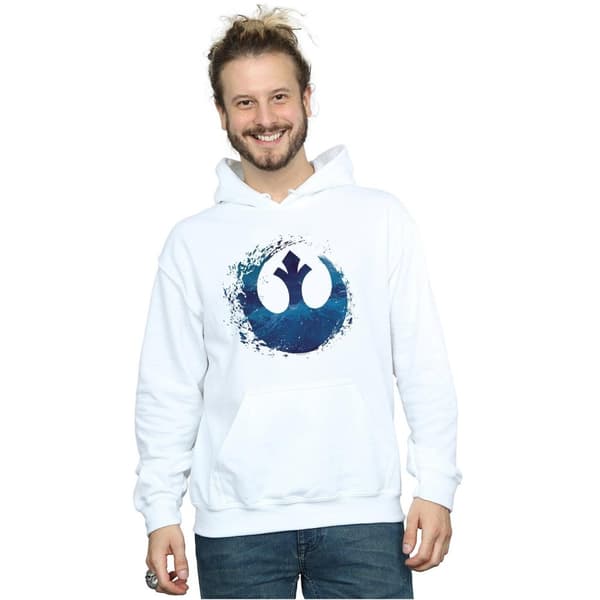 Star Wars: The Rise of Skywalker Star Wars The Rise Of Skywalker Resistance Symbol Wave Hoodie för män
