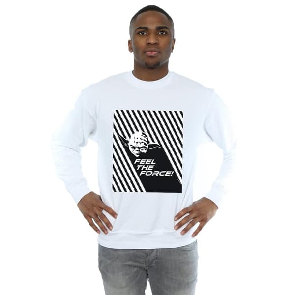 Star Wars Mens Yoda Feel The Force Sweatshirt