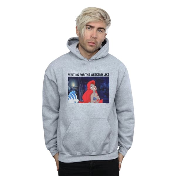 Disney Mens Den lilla sjöjungfrun Waiting For The Weekend Hoodie