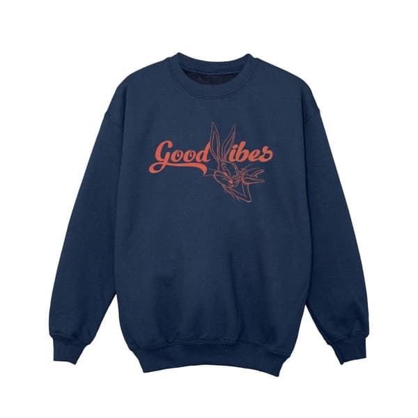Looney Tunes Snurre Sprätt Good Vibes-tröja för flickor Navy Blue 7-8 Years