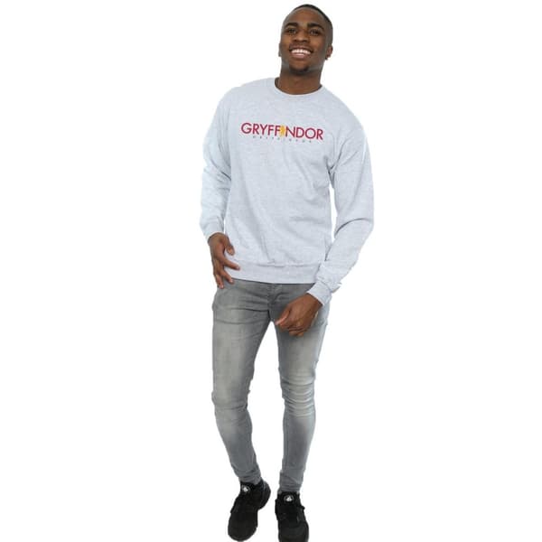 Harry Potter Mens Gryffindor Text Sweatshirt