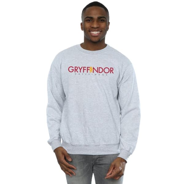 Harry Potter Mens Gryffindor Text Sweatshirt