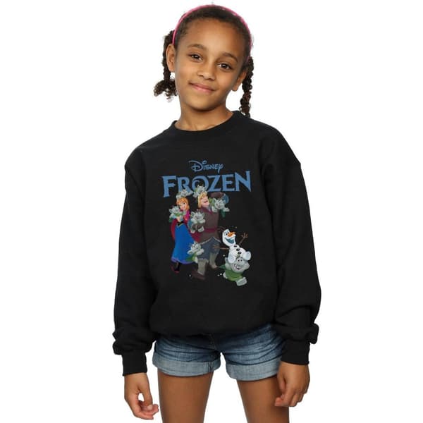 Disney Frozen Happy Trolls Sweatshirt för flickor