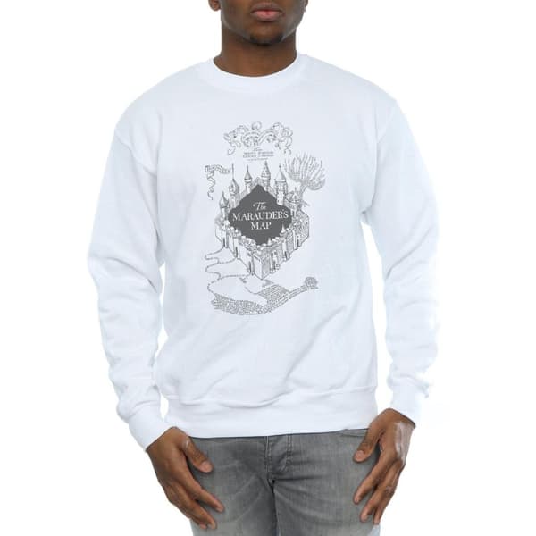 Harry Potter Sweatshirt med Marauderskartan för herrar
