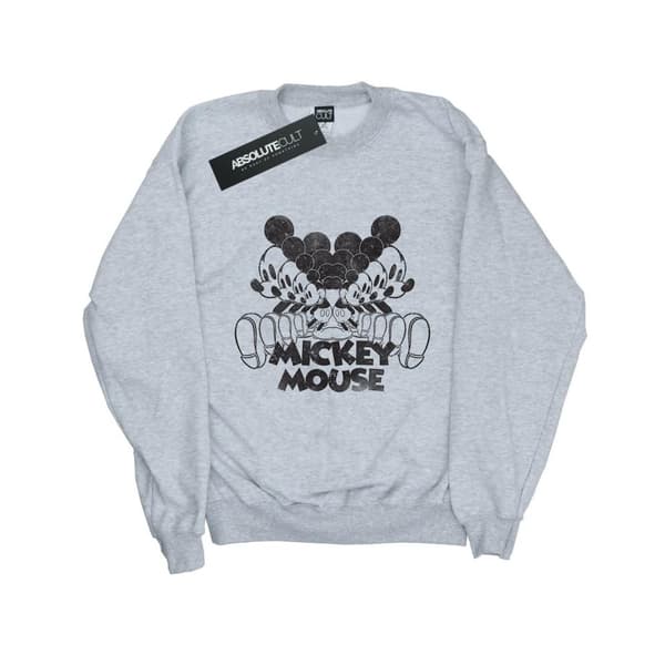 Disney Girls Mickey Mouse Mirrored Sweatshirt