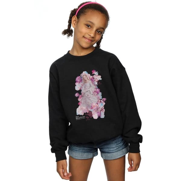 Disney Girls Maleficent Mistress Of Evil Aurora Rose Bush Sweatshirt