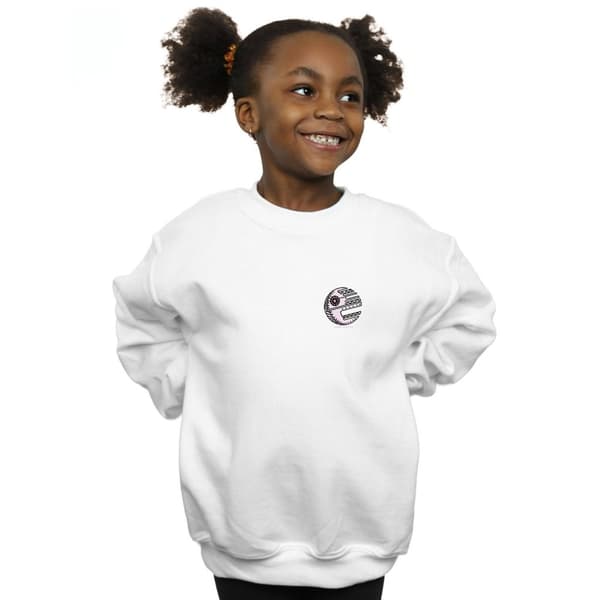 Star Wars Girls Death Star Chest Print Sweatshirt