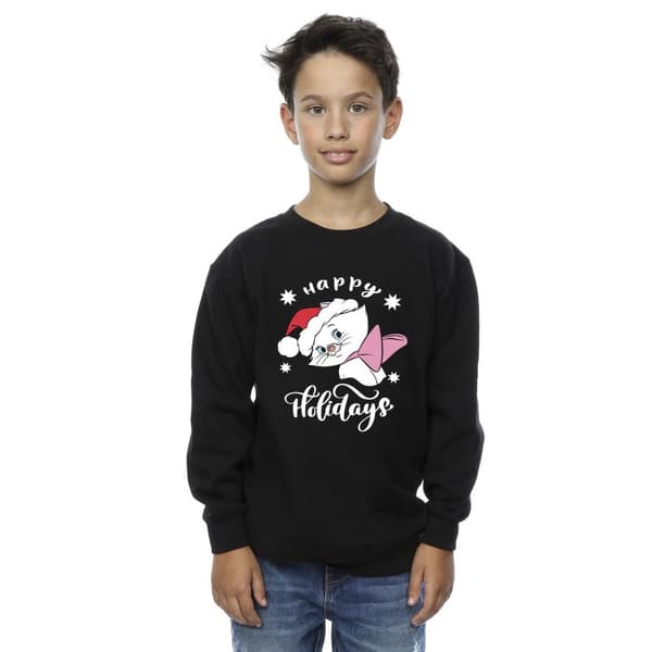Disney Boys The Aristocats Happy Holidays Sweatshirt
