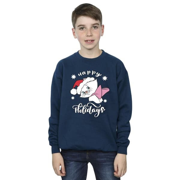 Disney Boys The Aristocats Happy Holidays Sweatshirt