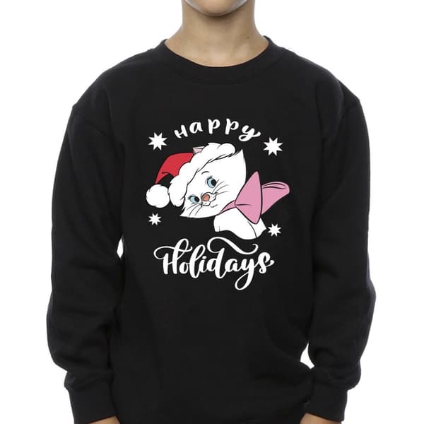 Disney Boys The Aristocats Happy Holidays Sweatshirt