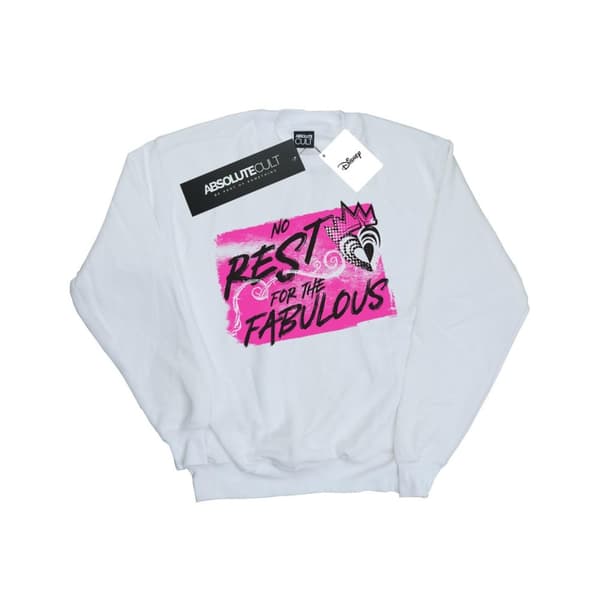 Disney Womens/Ladies The Descendants No Rest Sweatshirt White XL