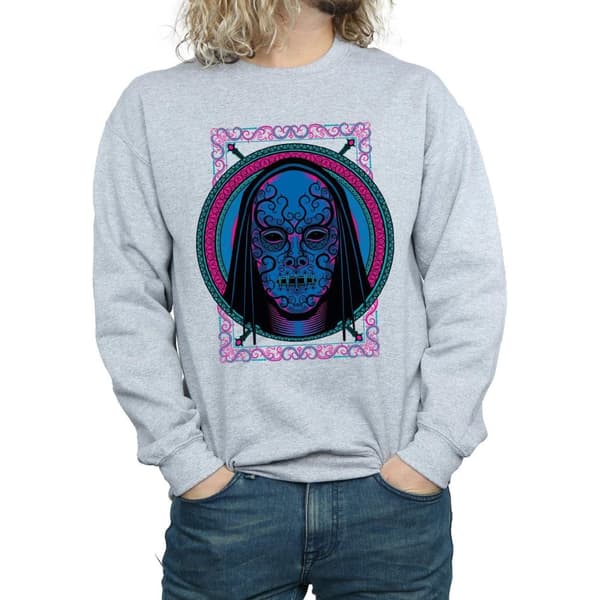 Harry Potter Neon Death Eater Mask Sweatshirt - herr