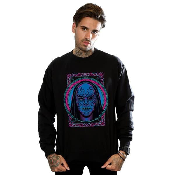 Harry Potter Neon Death Eater Mask Sweatshirt - herr
