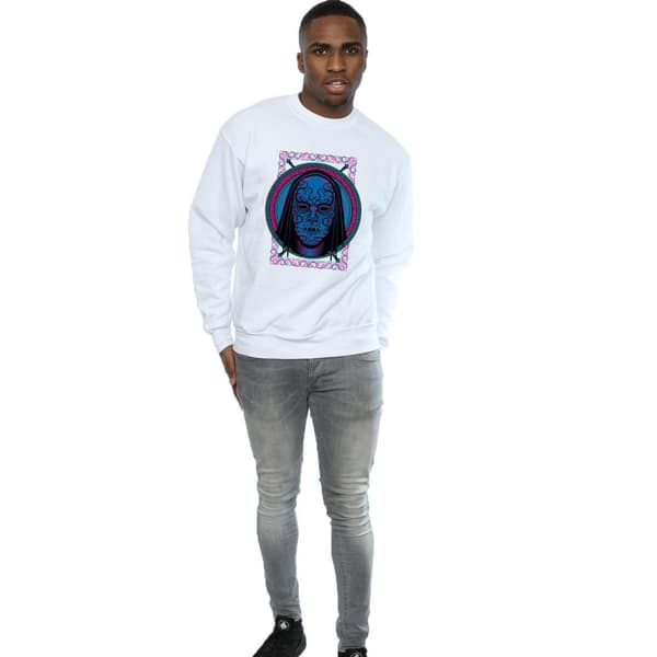 Harry Potter Neon Death Eater Mask Sweatshirt - herr