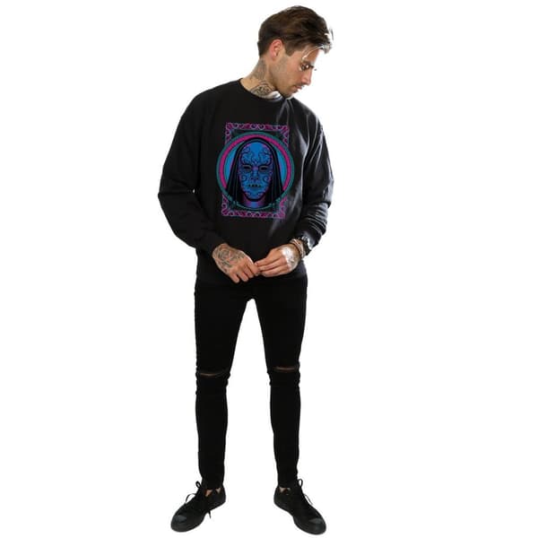 Harry Potter Neon Death Eater Mask Sweatshirt - herr