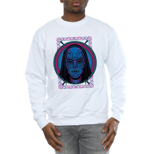 Harry Potter Neon Death Eater Mask Sweatshirt - herr