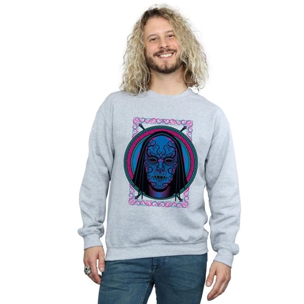 Harry Potter Neon Death Eater Mask Sweatshirt - herr