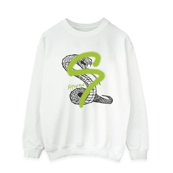 Harry Potter Mens Slytherin Pop Spray Sweatshirt