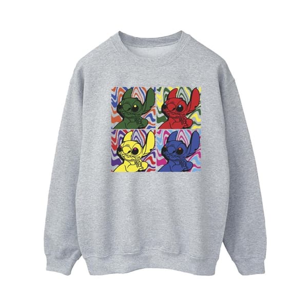 Disney Womens/Ladies Lilo & Stitch Pop Art Sweatshirt
