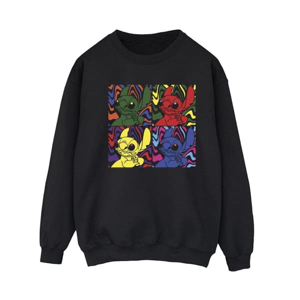 Disney Womens/Ladies Lilo & Stitch Pop Art Sweatshirt