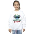 Miniatyrbillede 2 af 3: Disney Girls Lilo And Stitch Christmas Tree Shades Sweatshirt