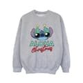 Miniatyrbillede 1 af 3: Disney Girls Lilo And Stitch Christmas Tree Shades Sweatshirt