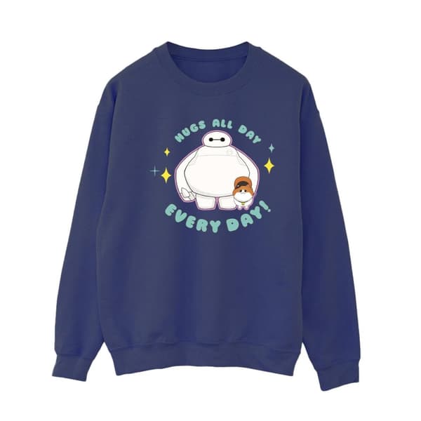 Disney Womens/Ladies Big Hero 6 Baymax Hugs Everyday Sweatshirt