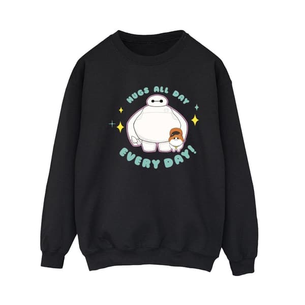 Disney Womens/Ladies Big Hero 6 Baymax Hugs Everyday Sweatshirt