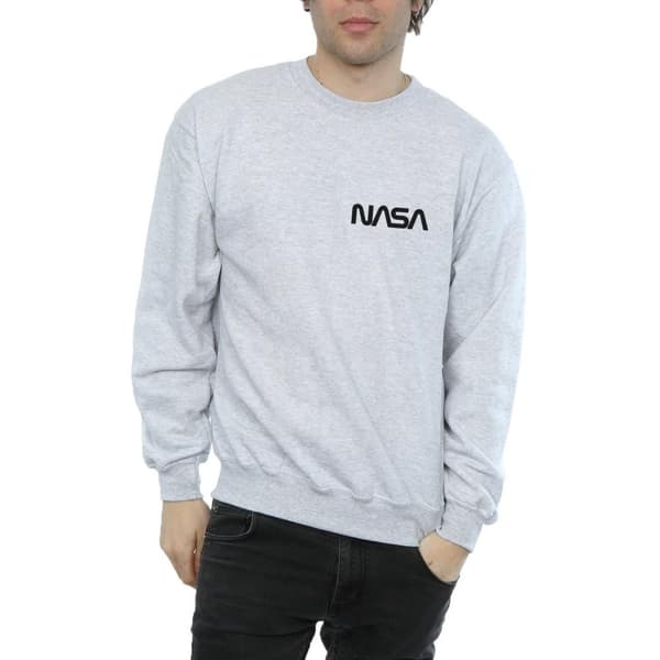 NASA Mens Modern Logo Chest Sweatshirt