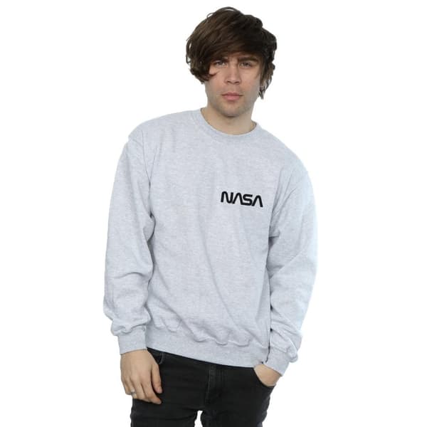 NASA Mens Modern Logo Chest Sweatshirt