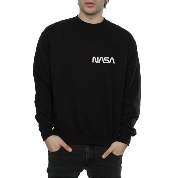 NASA Mens Modern Logo Chest Sweatshirt