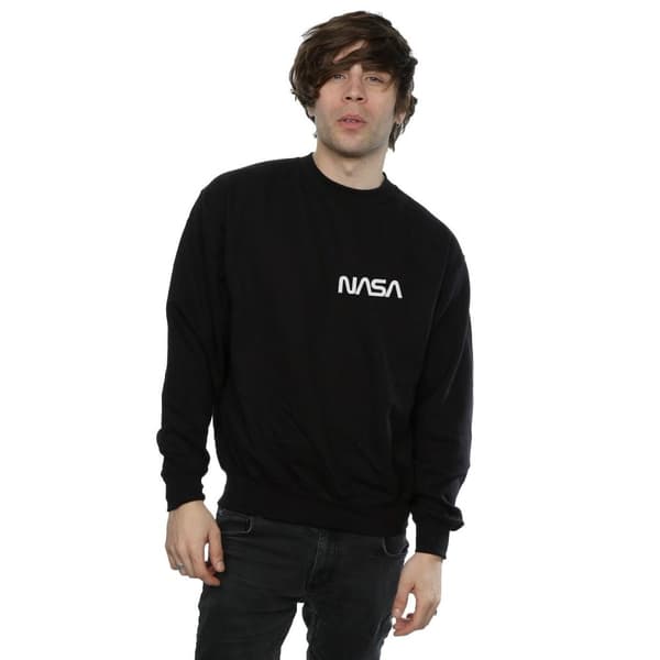NASA Mens Modern Logo Chest Sweatshirt