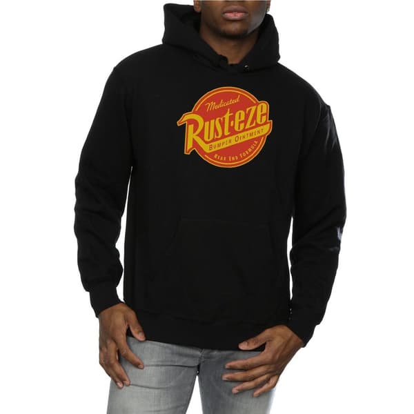 Disney Mens Cars Rust-Eze Logo Hoodie